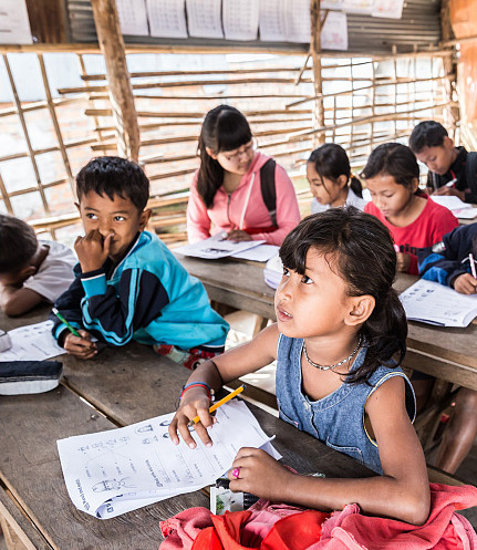 Charity Activities in Liening Primary School