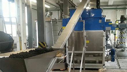 SBDD1600FL Belt Press Dewatered Sludge Drying Projects in Poland