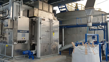 SBWHD5000 Applied in Bangkok Thailand Slaughterhouse Bio Sludge Project